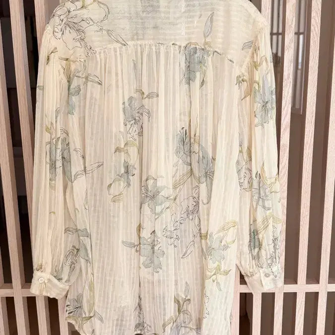 [BUNJANG] Forte Forte Flower Pattern Silk Blouse / forte forte 플라워 패턴 실크 블라우스