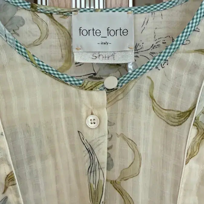 [BUNJANG] Forte Forte Flower Pattern Silk Blouse / forte forte 플라워 패턴 실크 블라우스