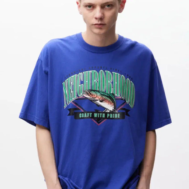 [BUNJANG] Neighborhood SS-21 T-shirt XXL / 새) 네이버후드 SS-21 반팔티 XXL