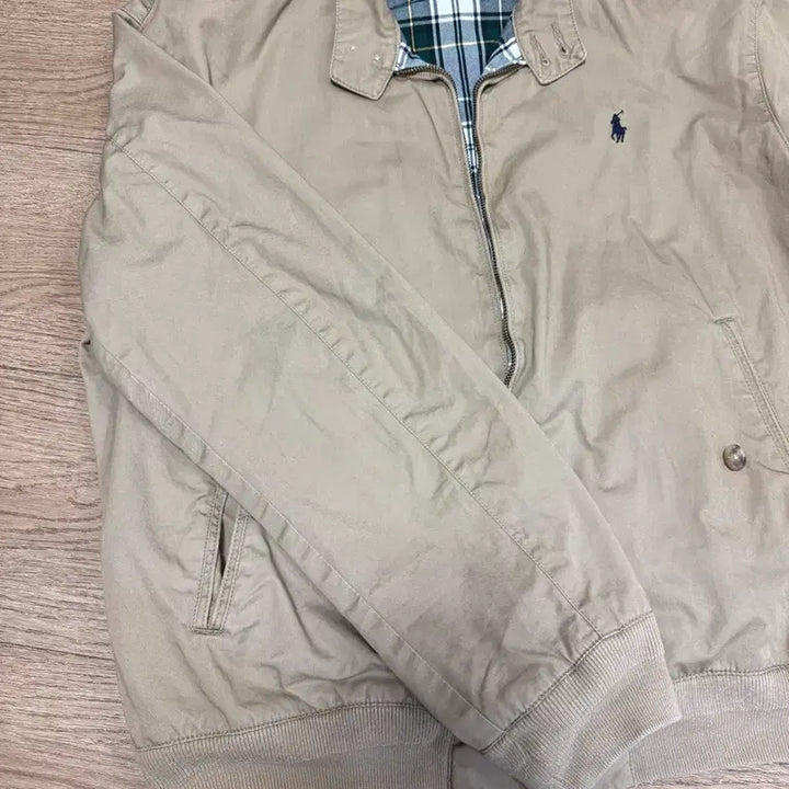 [BUNJANG] Polo Ralph Lauren Cotton Twill Chino Jacket - Beige, Size L / 폴로랄프로렌 코튼 트윌 치노 재킷 L 베이지