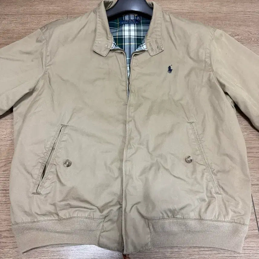 [BUNJANG] Polo Ralph Lauren Cotton Twill Chino Jacket - Beige, Size L / 폴로랄프로렌 코튼 트윌 치노 재킷 L 베이지
