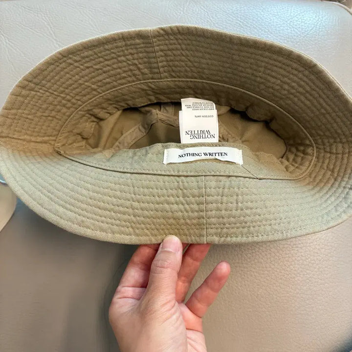 [BUNJANG] Nothing Written Khaki Bucket Hat / 낫띵리튼 버킷햇 카키