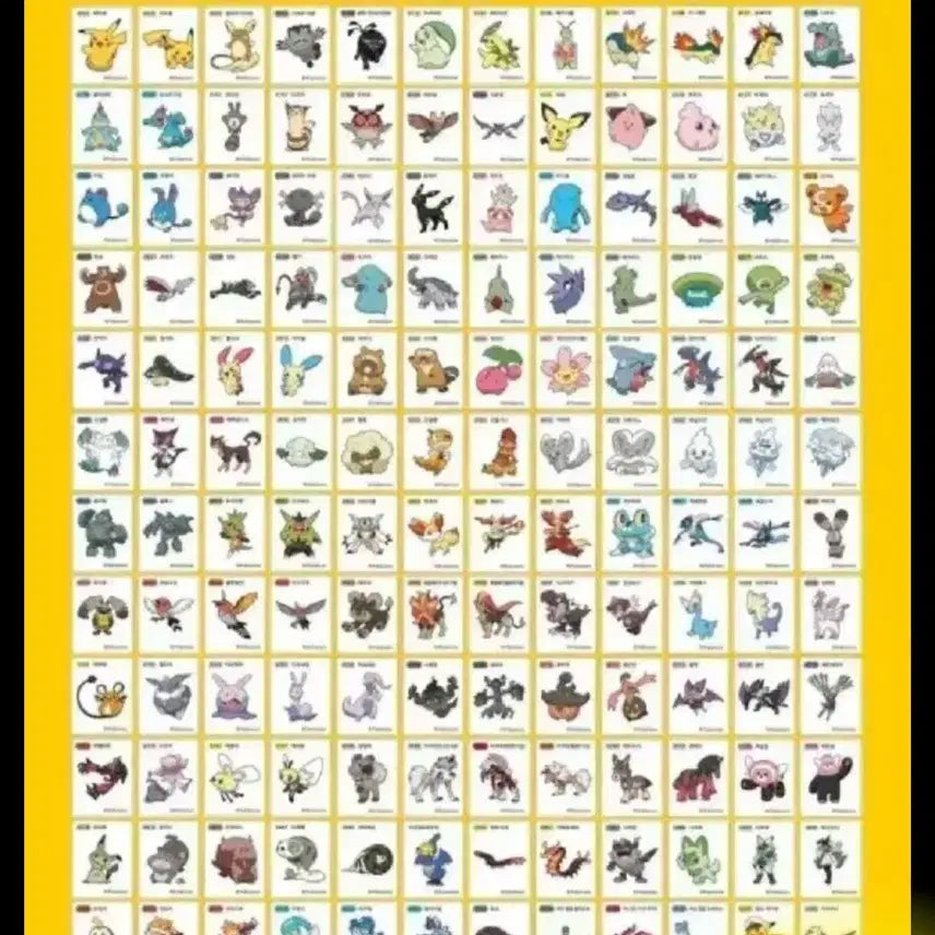 [BUNJANG] Pokemon Bread Season 3 Stick Seal Bundle / 포켓몬빵  시즌3  띠부씰 일괄 팝니다.
