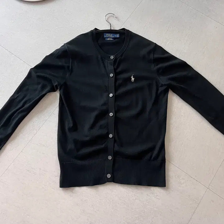 [BUNJANG] Polo Ralph Lauren Cotton Cardigan Black S / 폴로 랄프로렌 코튼 가디건 블랙 s