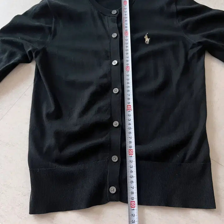 [BUNJANG] Polo Ralph Lauren Cotton Cardigan Black S / 폴로 랄프로렌 코튼 가디건 블랙 s
