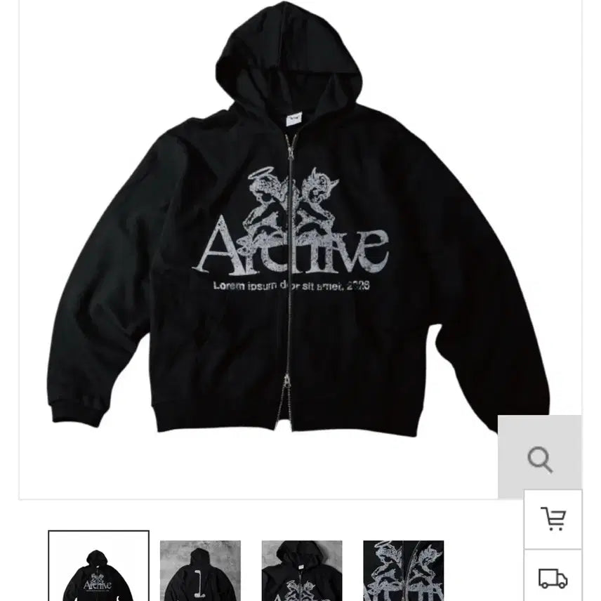 [BUNJANG] WOODZ Archive One Hoodie Zip-up / 우즈 woodz 아카이브원 굿즈 후드 집업