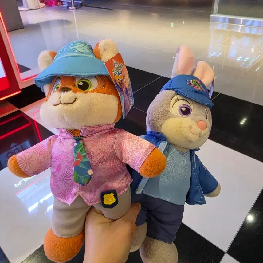 [BUNJANG] Zootopia Nick Wilde Judy Hopps Plush Set / 주토피아 닉 주디 인형 일괄