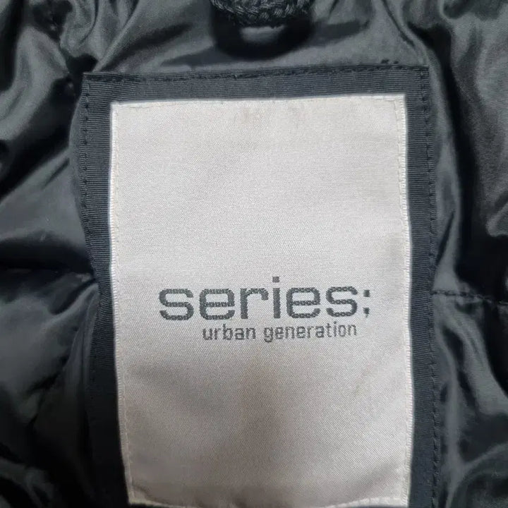 [BUNJANG] SERIES Hooded Long Padding Jacket / 시리즈 후드 롱패딩