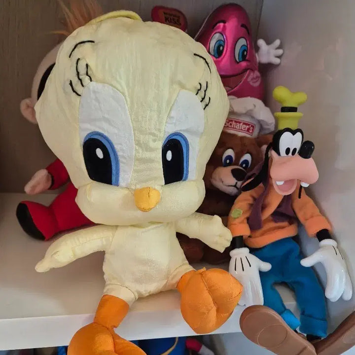 [BUNJANG] Vintage Looney Tunes Tweety Nylon Plush Keychain / 빈티지루니툰즈인형