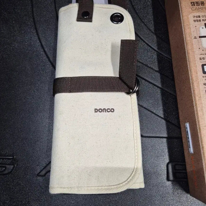 [BUNJANG] Dorco Camping Kitchen Tool Set 1 (Pouch + Scissors + Knife) / [새상품] 도루코 캠핑용 주방기획세트 1호 (파우치+가위+칼)