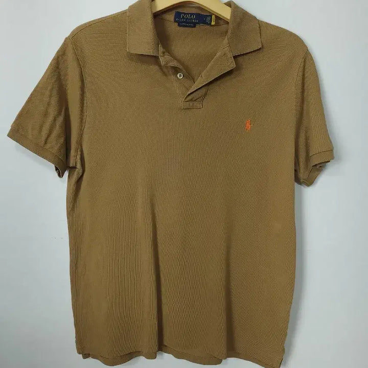 [BUNJANG] Polo Ralph Lauren Custom Slim Fit Polo Shirt Camel L / 폴로 랄프로렌 카라티 카멜 95-100 L