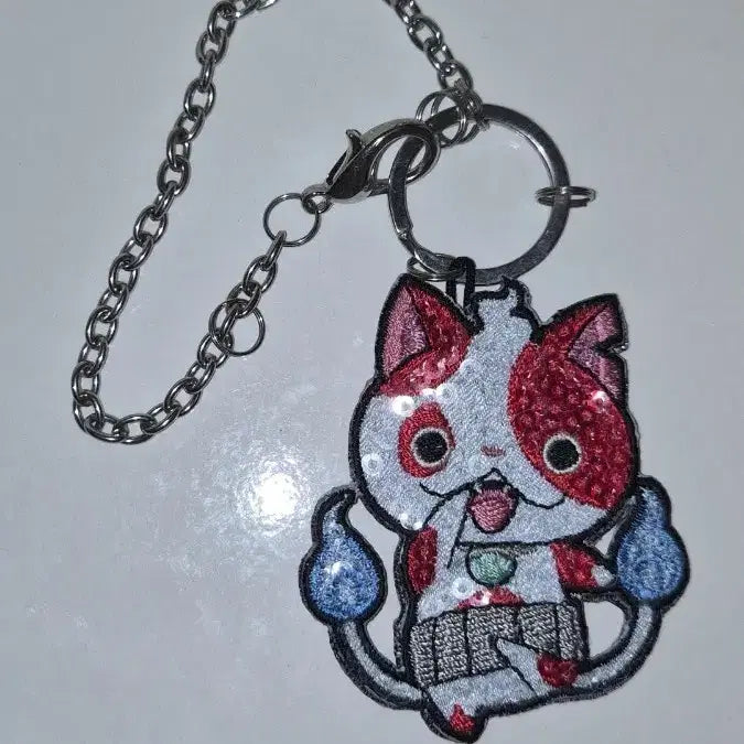 [BUNJANG] Yo-kai Watch Whisper Jibanyan Charm Keychain Set / 요괴워치 위스냥 참 키링 체인 위스퍼 지바냥
