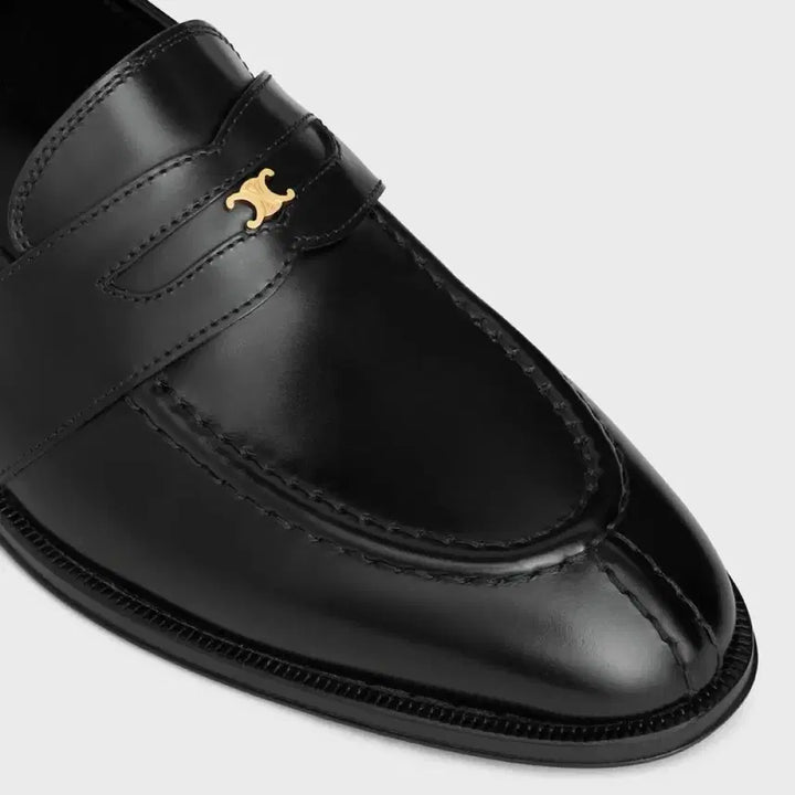 [BUNJANG] Celine Malachite Triomphe Loafers Black / 셀린느 말라케 트리옹프 로퍼 블랙 37