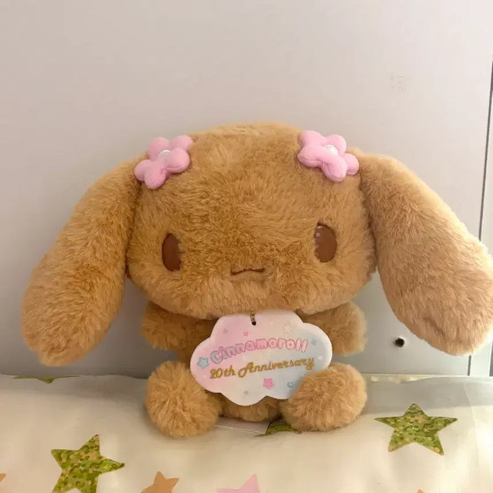 [BUNJANG] Sanrio Cinnamoroll 20th Anniversary Mocca Plush Doll / 산리오 시나모롤 20주년 모카 인형