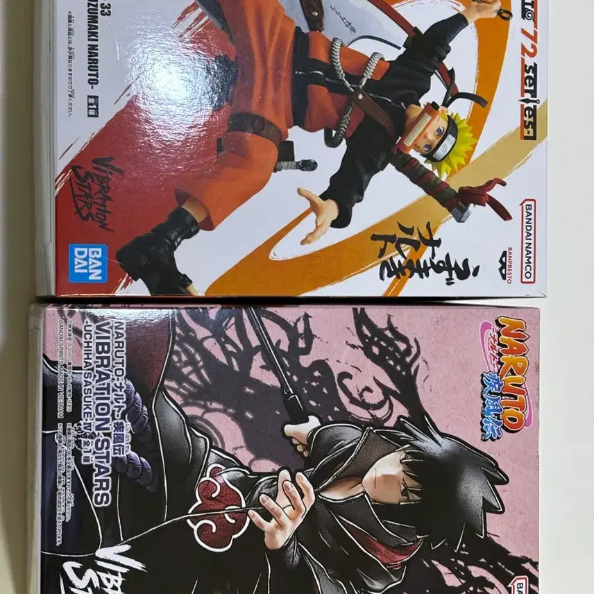 [BUNJANG] Naruto Uchiha Sasuke &amp; Uzumaki Naruto Figures Bundle Set / [택포] 나루토 질풍전 피규어 / 아카츠키 사스케 피규어 일괄
