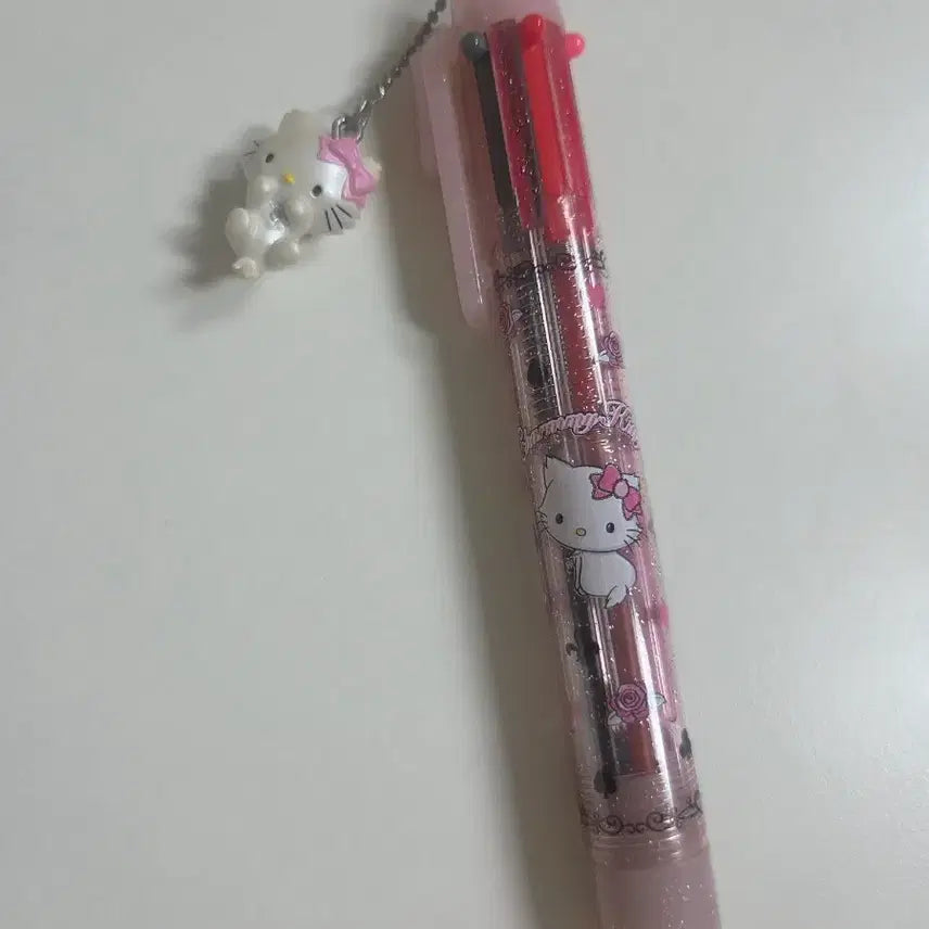 [BUNJANG] Classic Kitty Charmmy Kitty Ballpoint Pen &amp; Mechanical Pencil Set / 고전키티 챠미키티 볼펜, 샤프 챠미키티피규어키링