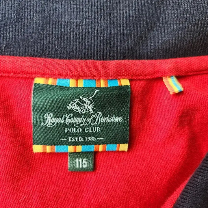 [BUNJANG] Royal Club Red Polo Shirt / 로얄클럽 레드 폴로 셔츠. ...로얄 카운티 오브 버크셔 폴로티 115