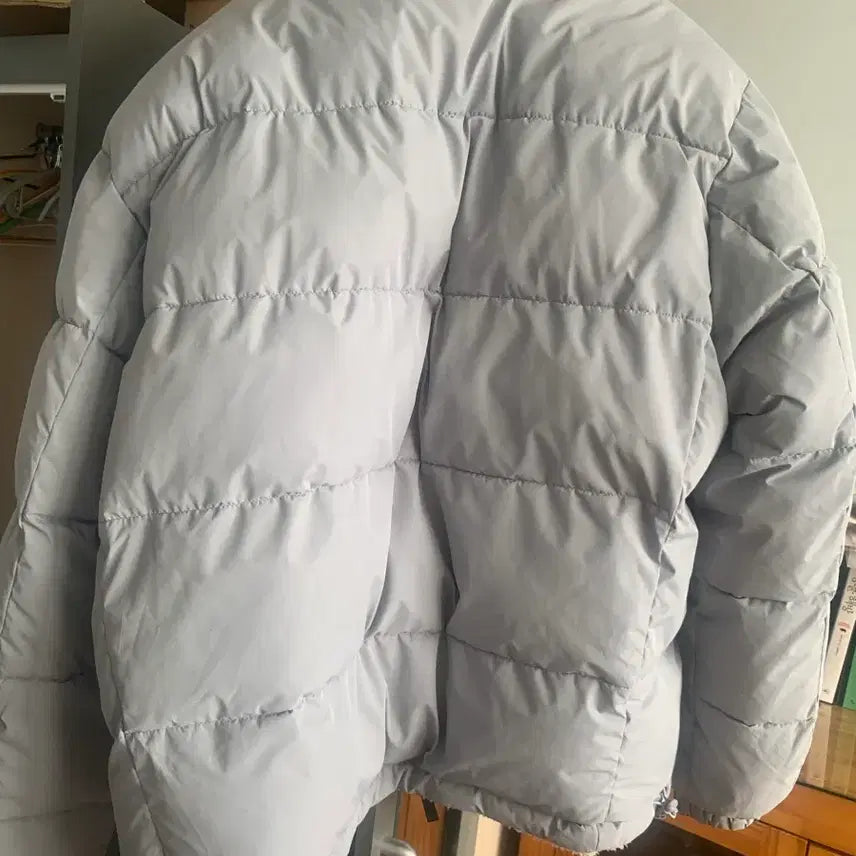 [SOLD OUT] 리버시블 그레이 양털 패딩