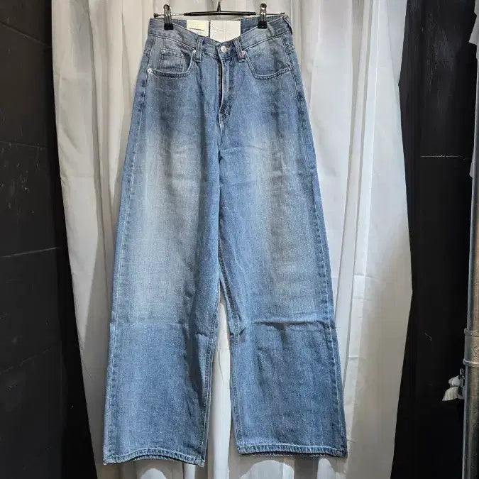 [BUNJANG] 648 Wide Denim Jeans (S, M, L) / S,M,L 648 와이드 데님