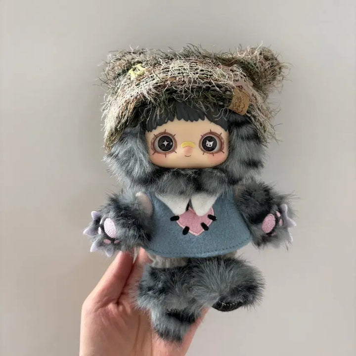 [BUNJANG] MeiMei Kitten Academy Chichi Kitten Keyring Plush (Unsealed) / 메이메이 키튼 아카데미 치지/치즈 키튼 단순개봉 키링 인형