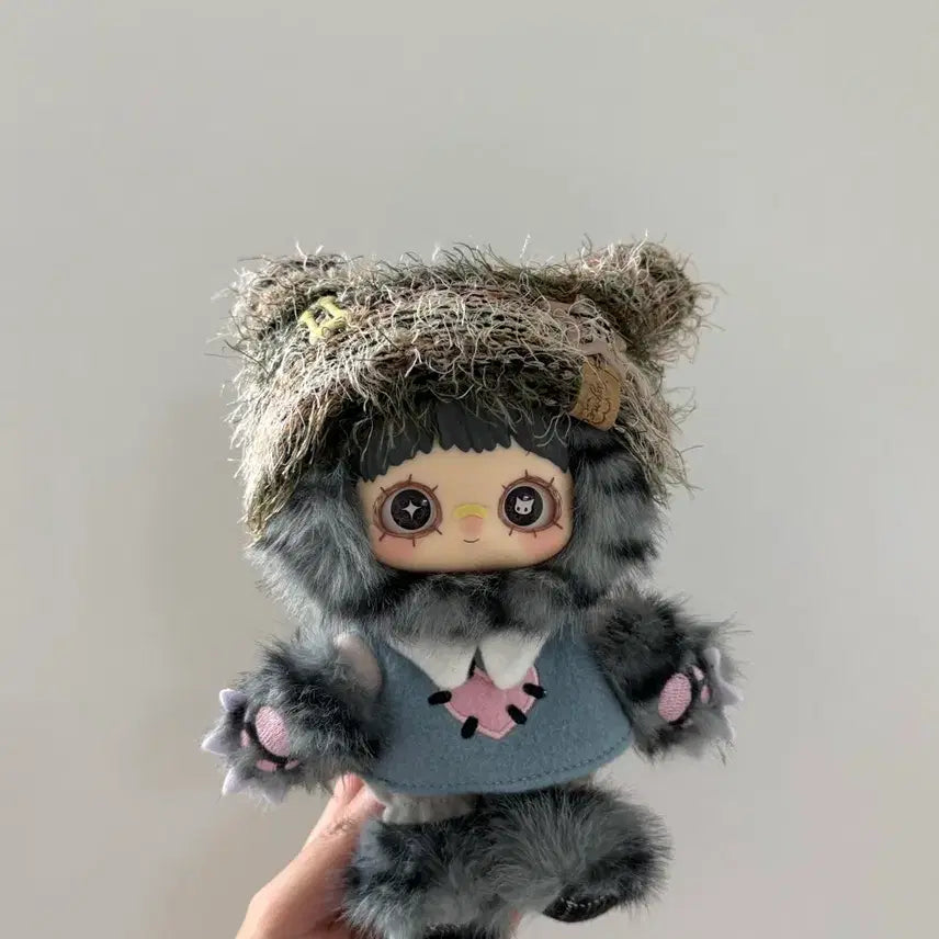 [BUNJANG] MeiMei Kitten Academy Chichi Kitten Keyring Plush (Unsealed) / 메이메이 키튼 아카데미 치지/치즈 키튼 단순개봉 키링 인형