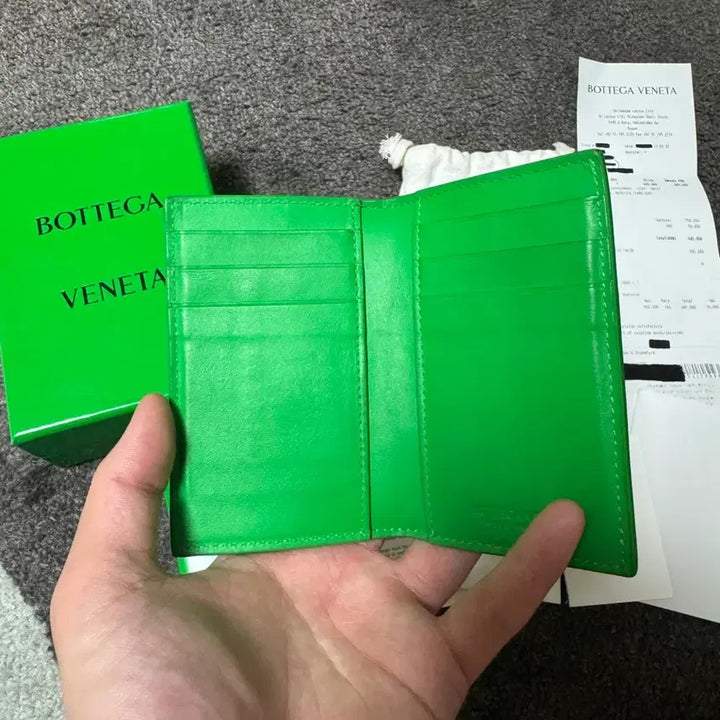 [BUNJANG] Bottega Veneta Flap Card Wallet / (백화점판/풀구성) 보태가베네타 플랩 카드지갑