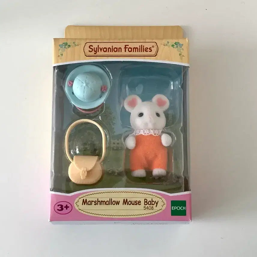 [BUNJANG] Sylvanian Families Marshmallow Mouse Sylvanian Baby / 실바니안 마시멜로우 쥐 직립 아기