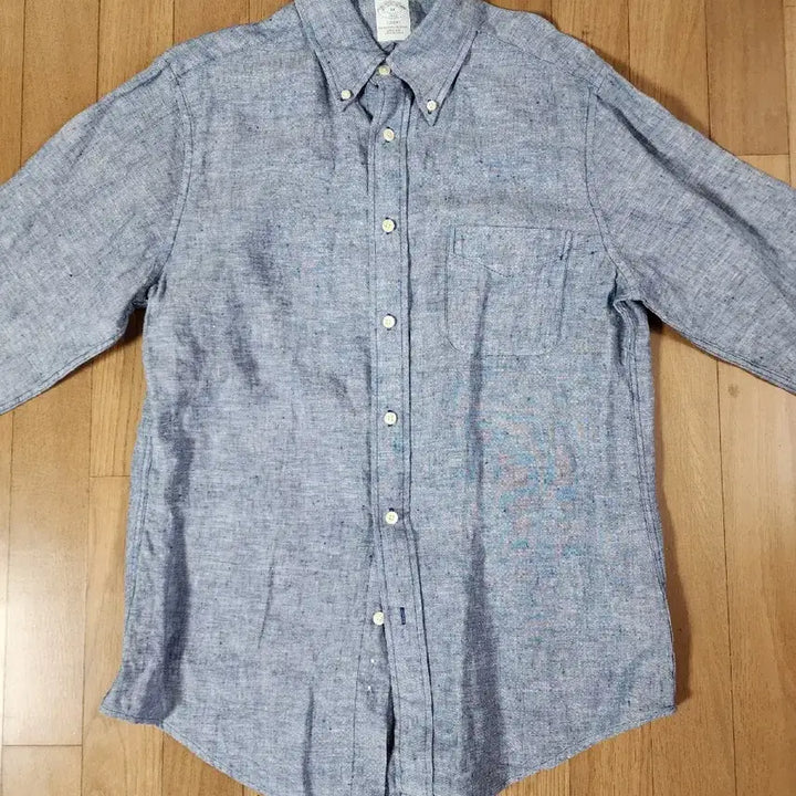[BUNJANG] Brooks Brothers Linen Shirt Medium Blue / 브룩스브라더스 린넨 셔츠 M95  블루