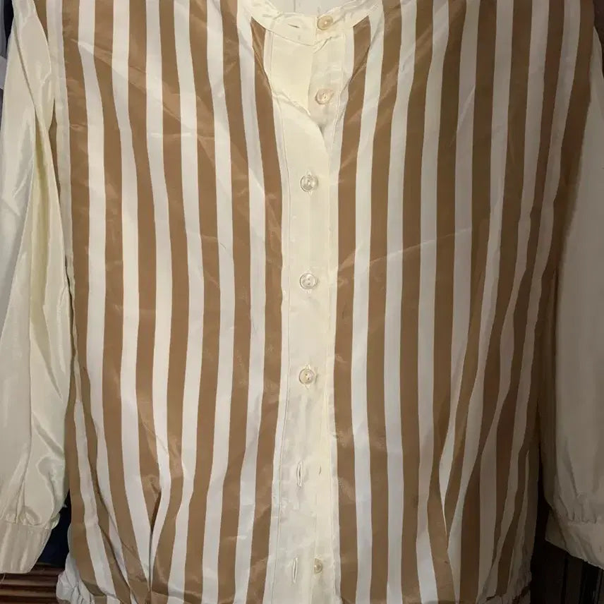 [BUNJANG] Vintage Striped Blouse / 빈티지 스트라이프 블라우스