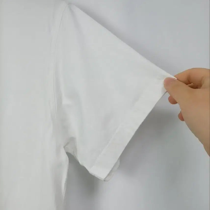 [BUNJANG] Burberry Character Logo White T-Shirt / B급/S)버버리 캐릭 로고 화이트 반팔티셔츠_하루구제7212