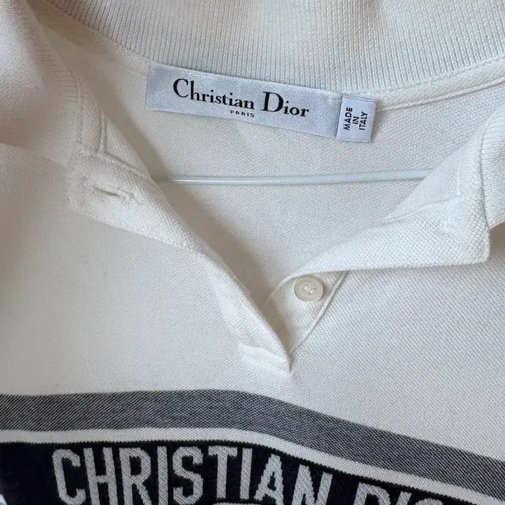 [BUNJANG] Dior Signature Band Polo Shirt / 디올 반팔티 시그니처 밴드 폴로 셔츠 (여성)xs