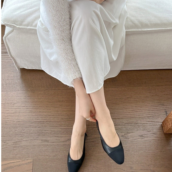 [BUNJANG] Color Block Slingback Shoes - Size 225 / 새상품 1+3 한정수량 이벤트 배색 슬링백 225사이즈 판매