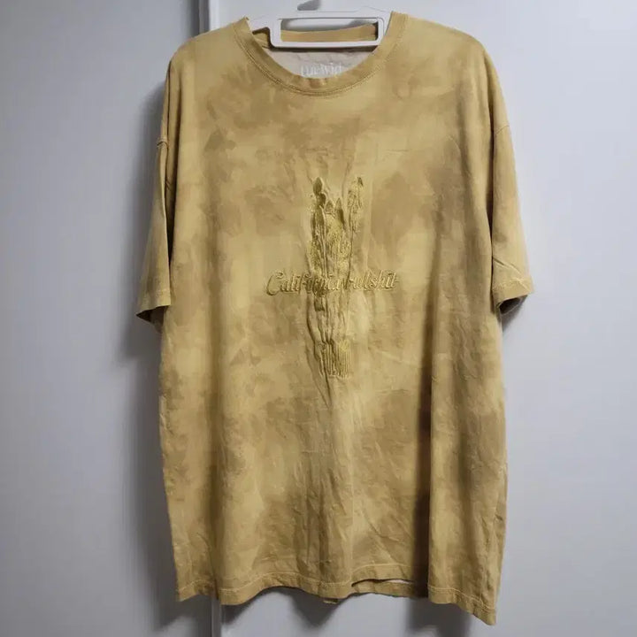 [BUNJANG] Tuwid Mustard Short Sleeve T-Shirt Size 3 / 투위드 머스타드 반팔 티셔츠 3사이즈