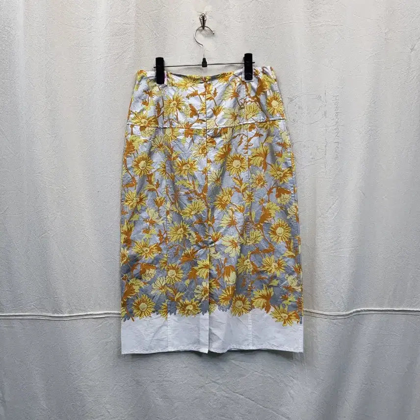 [BUNJANG] Paul Smith Floral Pattern H-Line Midi Skirt / 폴스미스 플라워 패턴 H라인 스커트