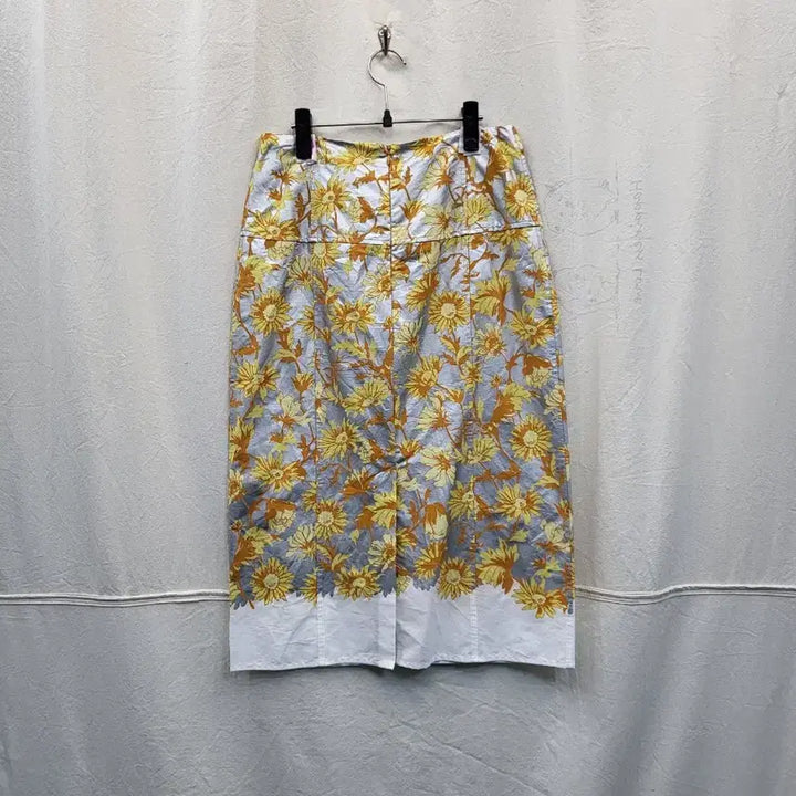 [BUNJANG] Paul Smith Floral Pattern H-Line Midi Skirt / 폴스미스 플라워 패턴 H라인 스커트