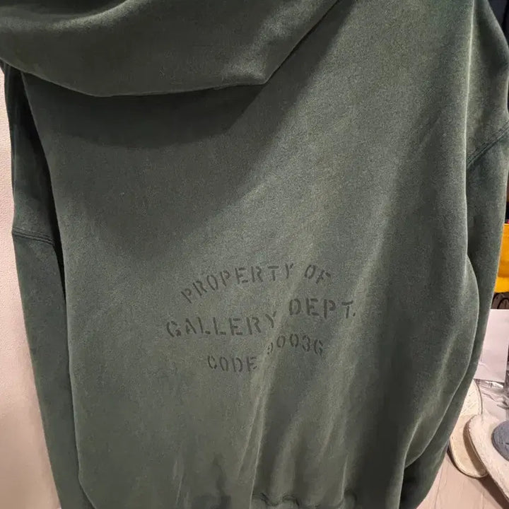 [BUNJANG] Gallery Department x Lanvin Logo Printed Hoodie / 갤러리 디파트먼트 랑방 로고 프린티드 후드티