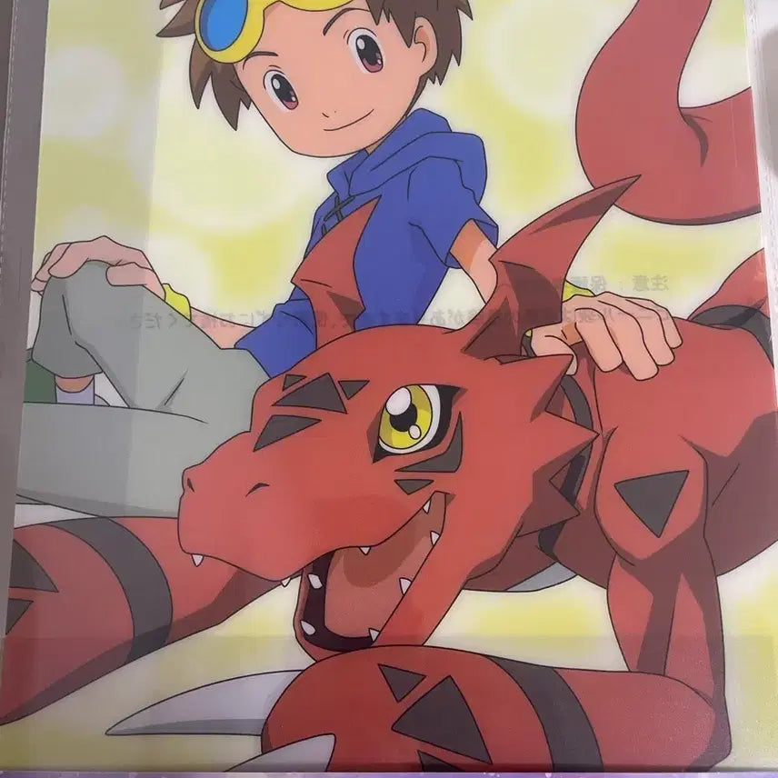 [BUNJANG] Digimon Ichiban Kuji F Prize Visual Sheet (Rika Nonaka/Gummymon) / 디지몬 제일복권 f상 비주얼시트(유민/길몬)