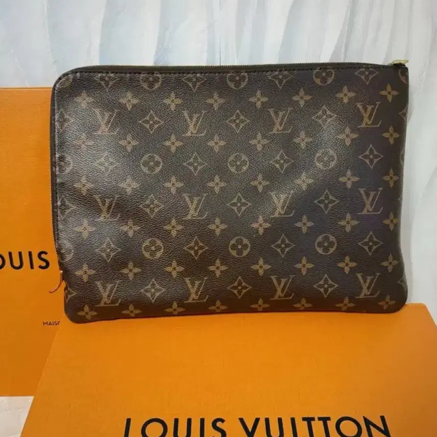 [BUNJANG] Louis Vuitton Monogram Pochette Voyage GM Clutch / LOUIS VUITTON 루이비통 포쉐트 보아주 GM 클러치