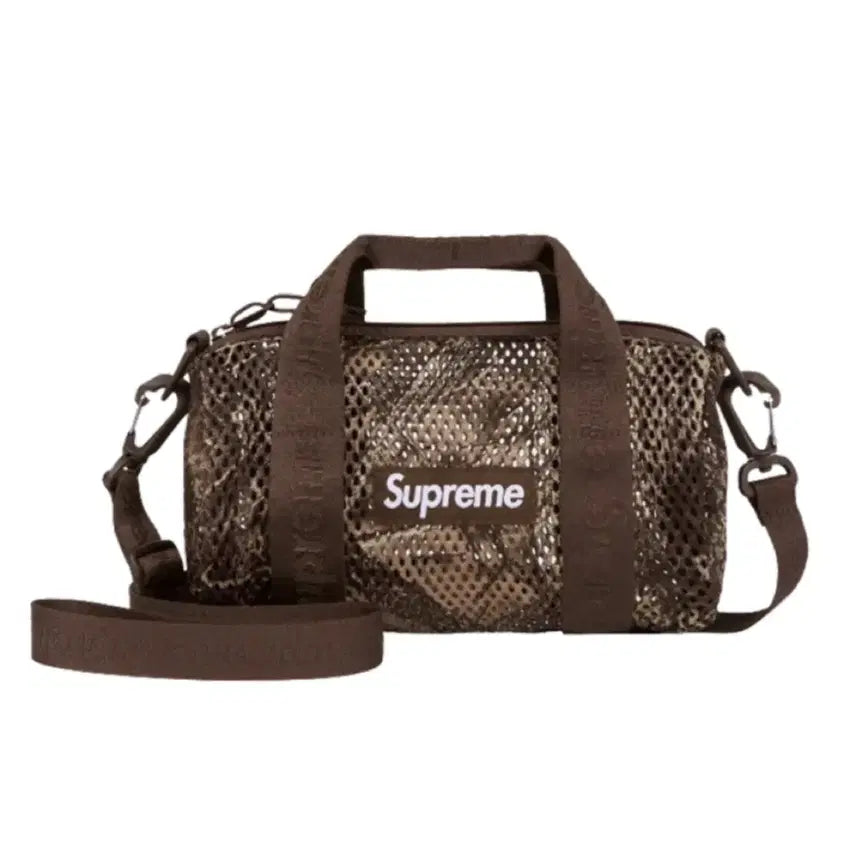 [BUNJANG] Supreme 25SS Mesh Mini Duffle Bag True Timber Kanati Camo / (1회착용) 슈프림 메쉬 미니 더플백 트루팀버 카나티 카모 - 25SS