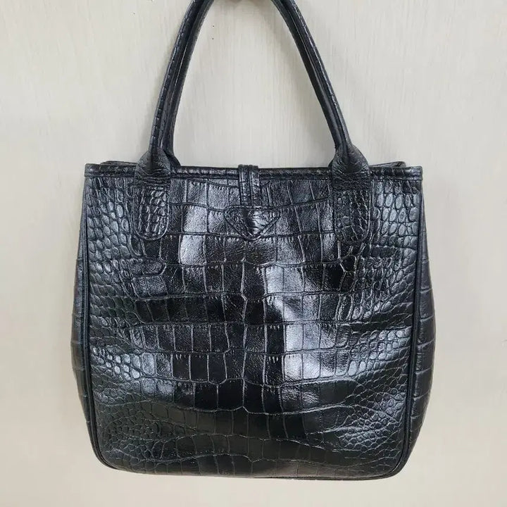 [BUNJANG] Longchamp Le Foulonné Crocodile Tote Bag / (정품) 롱샴 로조 크로커다일 토트백