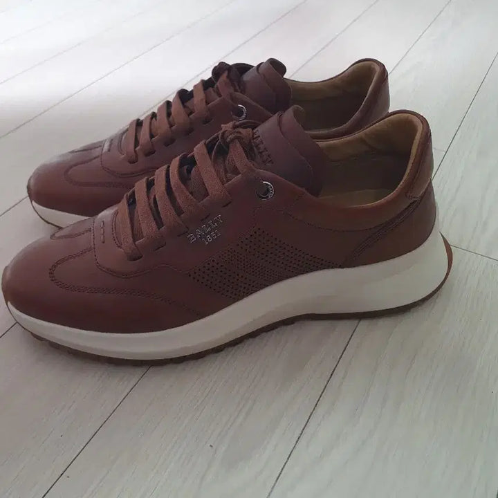 [BUNJANG] Bally Leather Sneakers Brown / 남270-275발리스니커즈