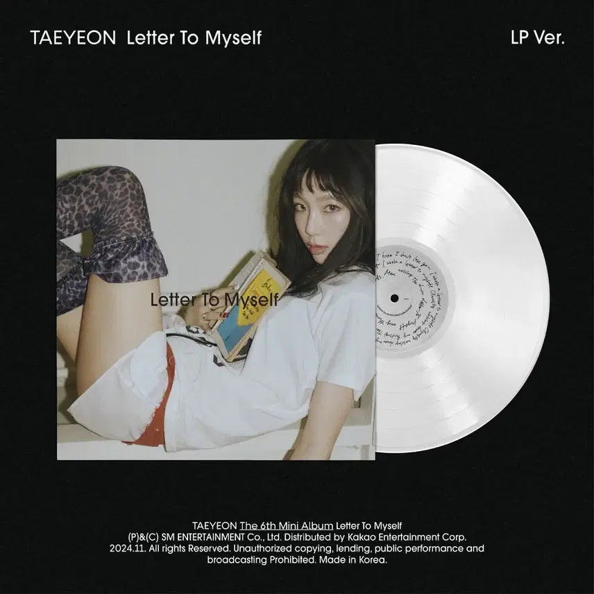 [BUNJANG] Taeyeon Mini Album Vol. 6 [Letter To Myself] LP Version / 마지막 가격/태연 - 미니 6집 [Letter To Myself] LP