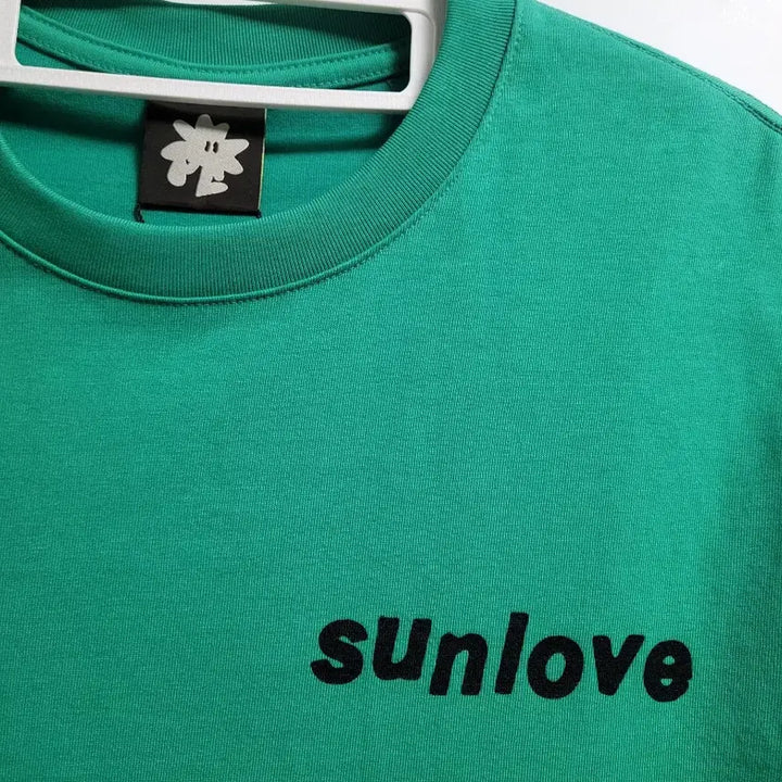 [BUNJANG] Sunlove Green Short Sleeve T-Shirt / sunlove 그린  반팔 티셔츠