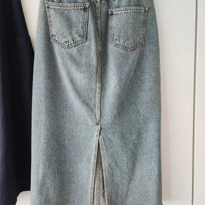 [BUNJANG] Light Blue Denim Skirt / 연청치마