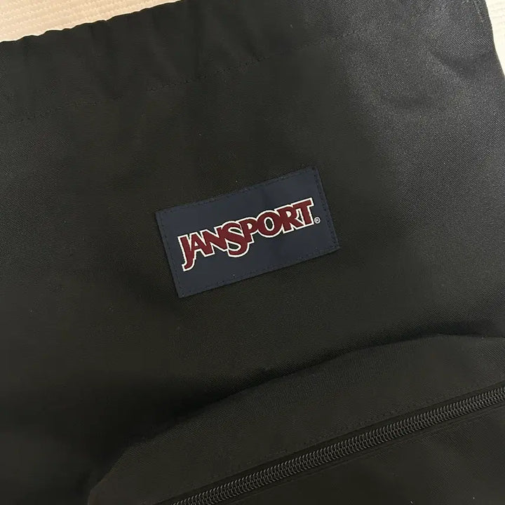 [BUNJANG] JanSport Drawstring Backpack Black / 잔스포츠 드로우색 백팩 블랙