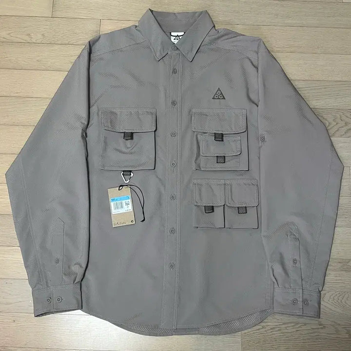 [BUNJANG] Nike ACG Devestation Trail Workshirt Moon Fossil - Asia XL / 나이키 ACG 디베스테이션 트레일 워크셔츠 문 파슬 - 아시아xl
