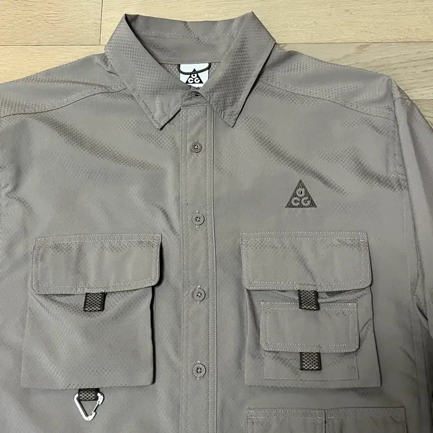 [BUNJANG] Nike ACG Devestation Trail Workshirt Moon Fossil - Asia XL / 나이키 ACG 디베스테이션 트레일 워크셔츠 문 파슬 - 아시아xl
