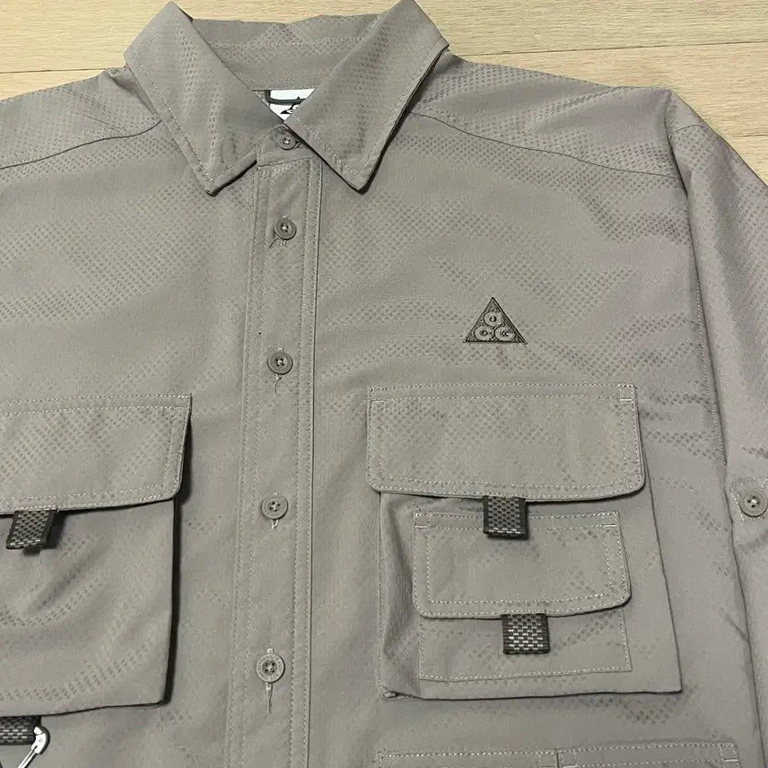 [BUNJANG] Nike ACG Devestation Trail Workshirt Moon Fossil - Asia XL / 나이키 ACG 디베스테이션 트레일 워크셔츠 문 파슬 - 아시아xl
