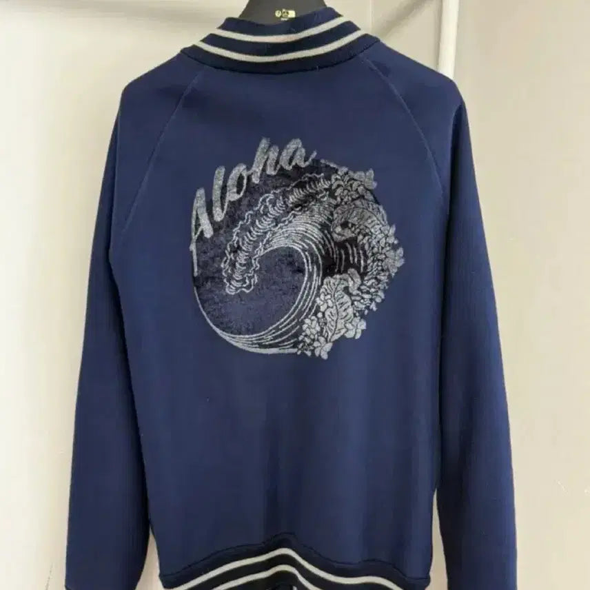 [BUNJANG] Louis Vuitton Aloha Embroidered Zip-Up Bomber Jacket / LOUIS VUITTON 루이비통 알로하 자수 집업 봄버 자켓