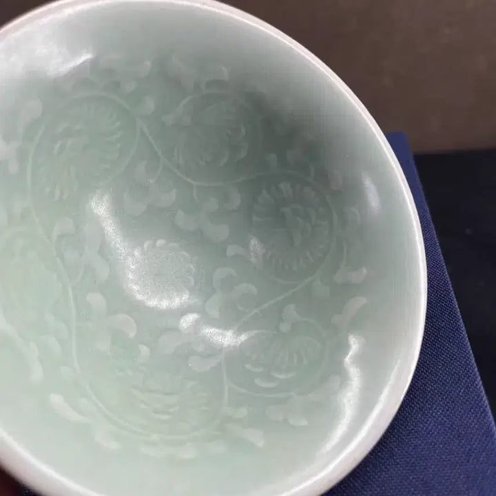 [BUNJANG] Authentic Ming Dynasty Yaozhou Ware Teacup with Stand / 진품 명나라시대 요주요(운송시간13일)
